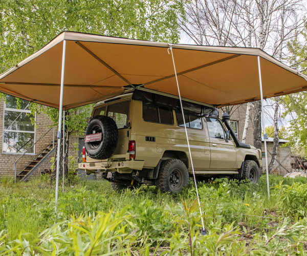 Маркиза автомобильная РИФ комбинированная 2,5х2,5 м (правая)